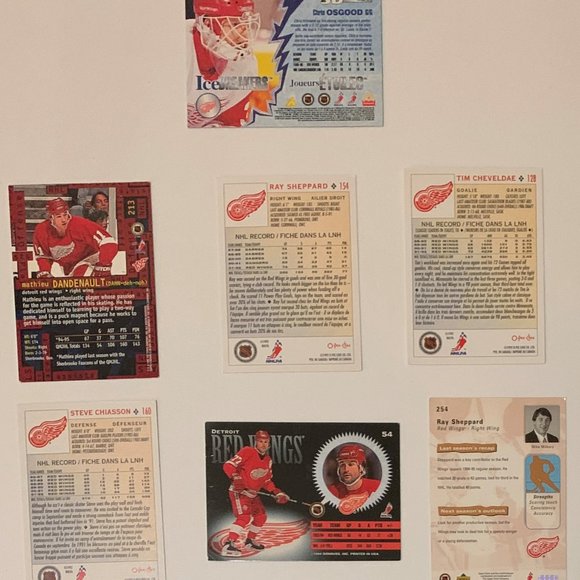 Detroit Red Wings Vintage NHL Hockey Cards - Lot of 21 w/ Yzerman, Fedorov - Picture 7 of 13